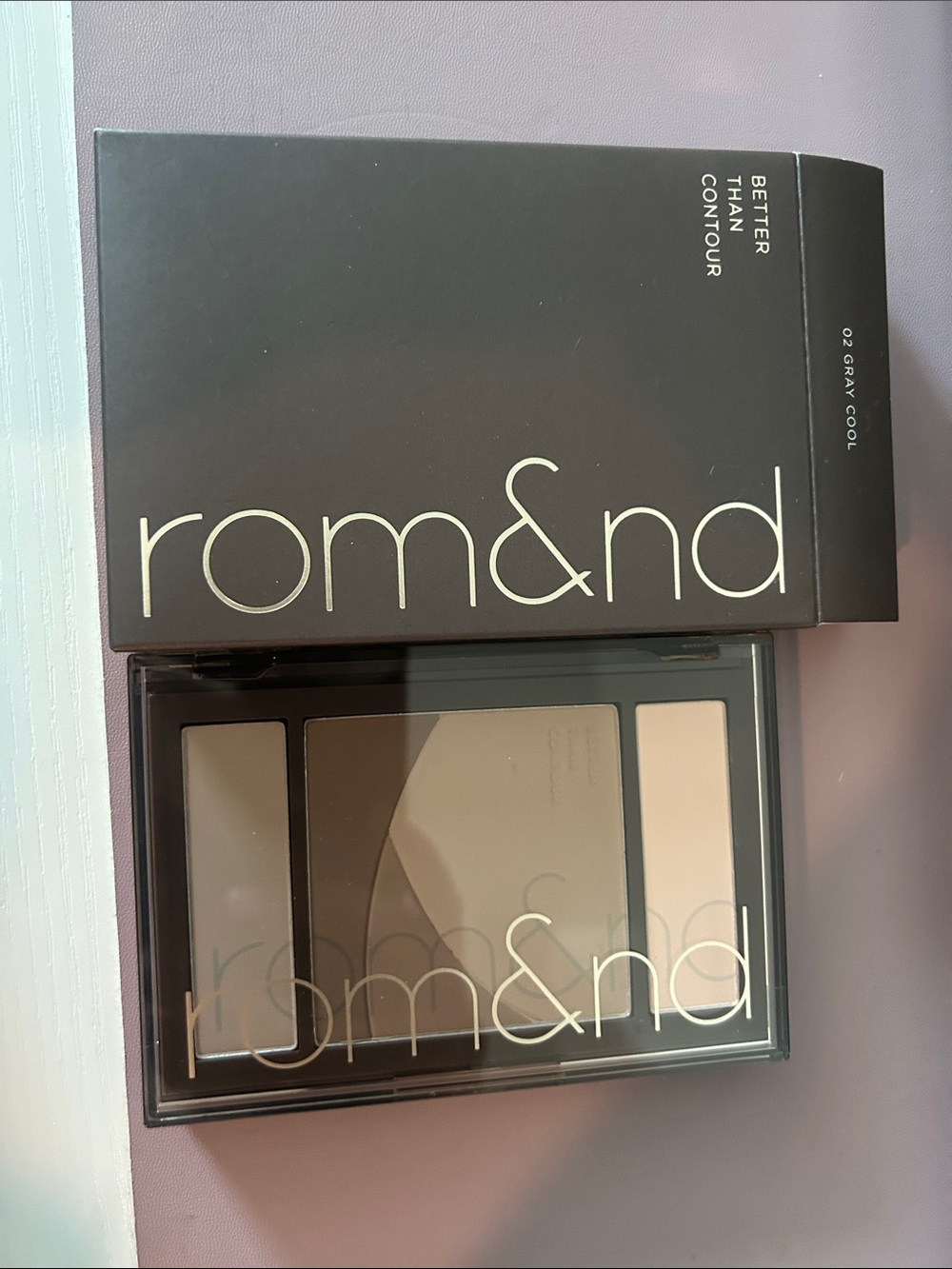 Korean rom&nd contour pallete